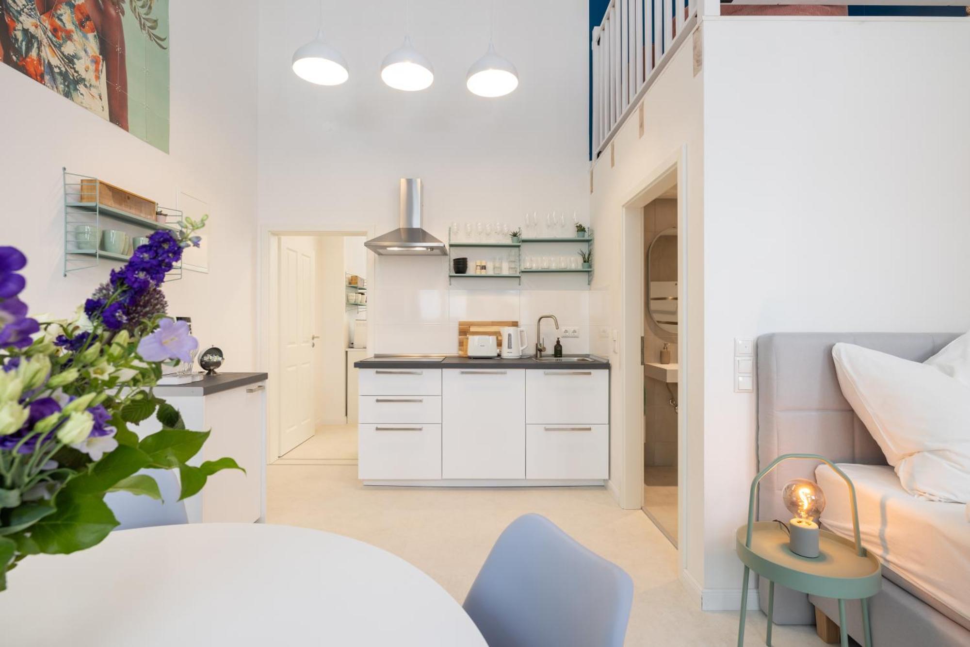 Great 2-Room Loft With 2 Bathrooms And 2 Kitchen Berlín Exterior foto