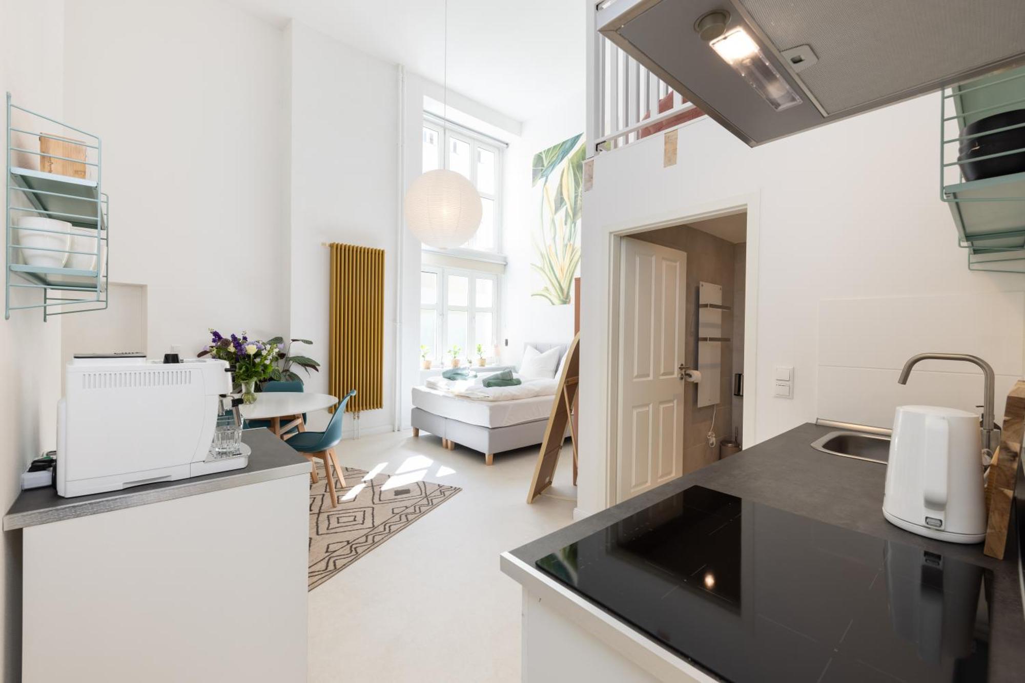 Great 2-Room Loft With 2 Bathrooms And 2 Kitchen Berlín Exterior foto
