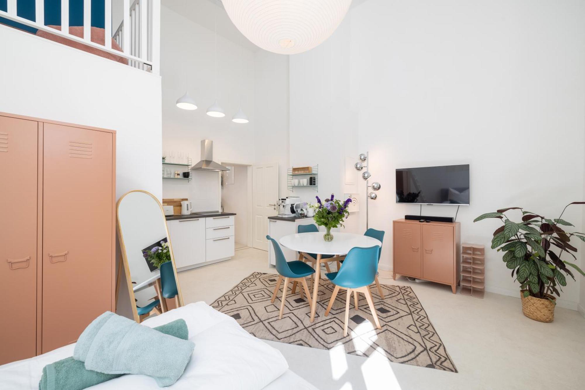 Great 2-Room Loft With 2 Bathrooms And 2 Kitchen Berlín Exterior foto