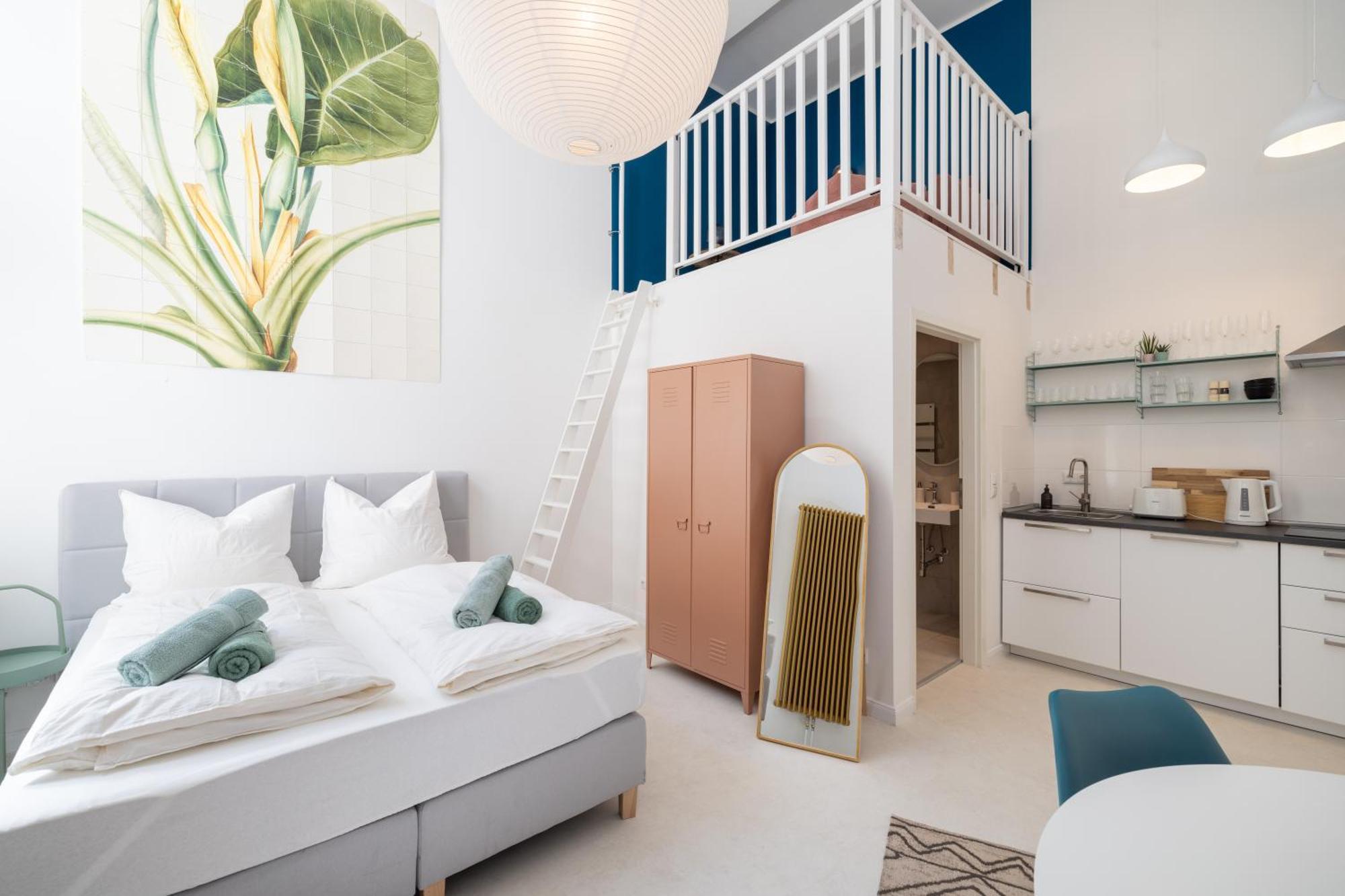 Great 2-Room Loft With 2 Bathrooms And 2 Kitchen Berlín Exterior foto