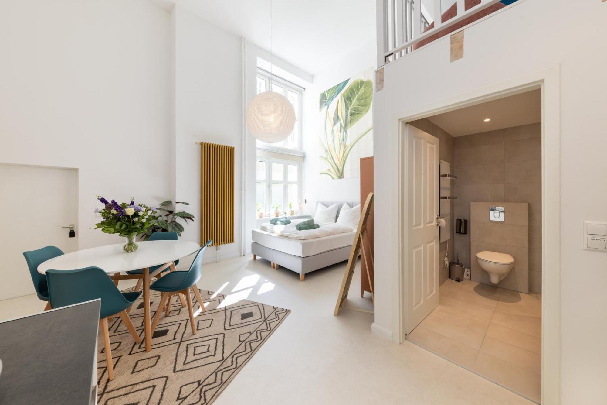 Great 2-Room Loft With 2 Bathrooms And 2 Kitchen Berlín Exterior foto