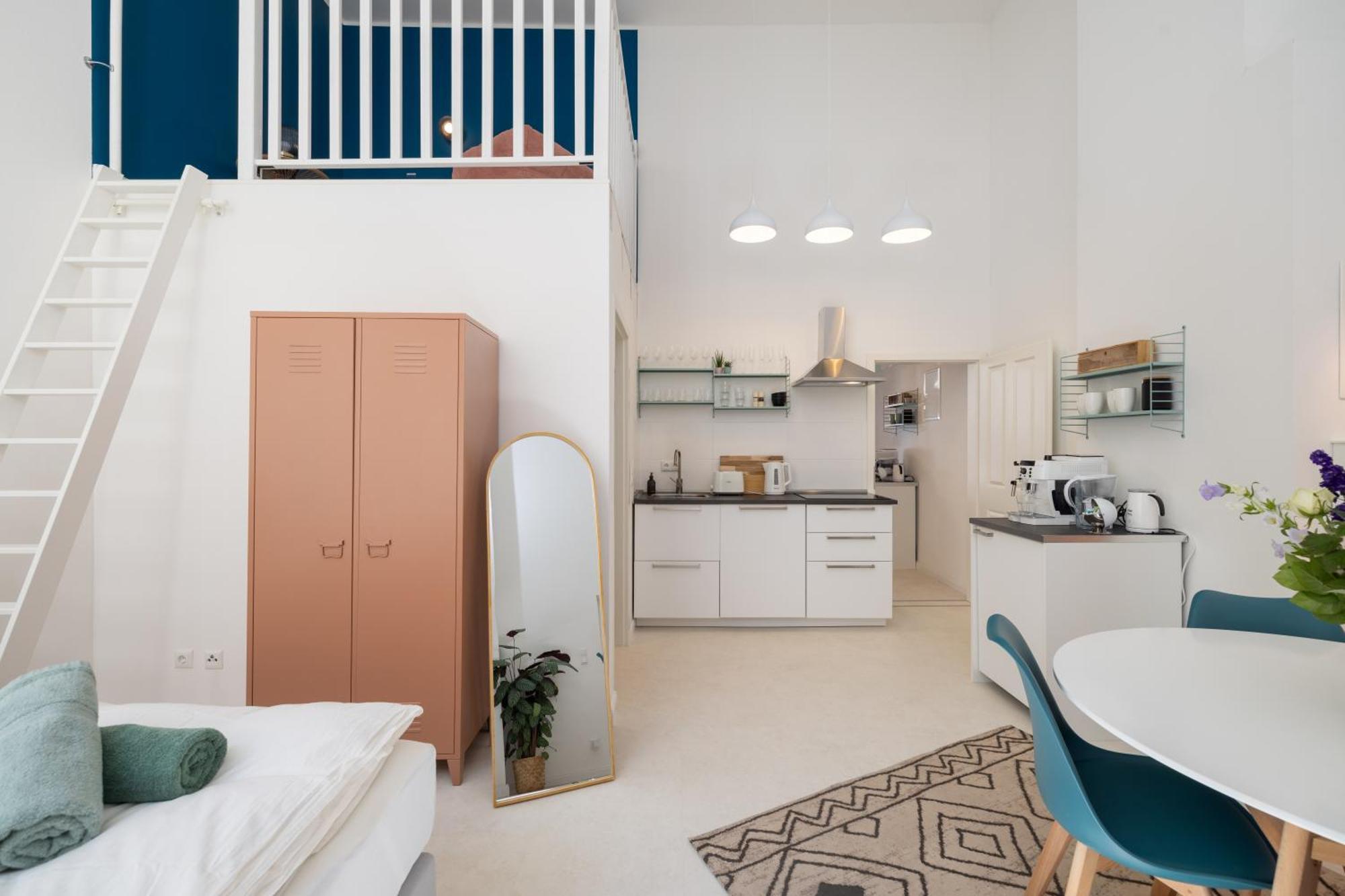 Great 2-Room Loft With 2 Bathrooms And 2 Kitchen Berlín Exterior foto